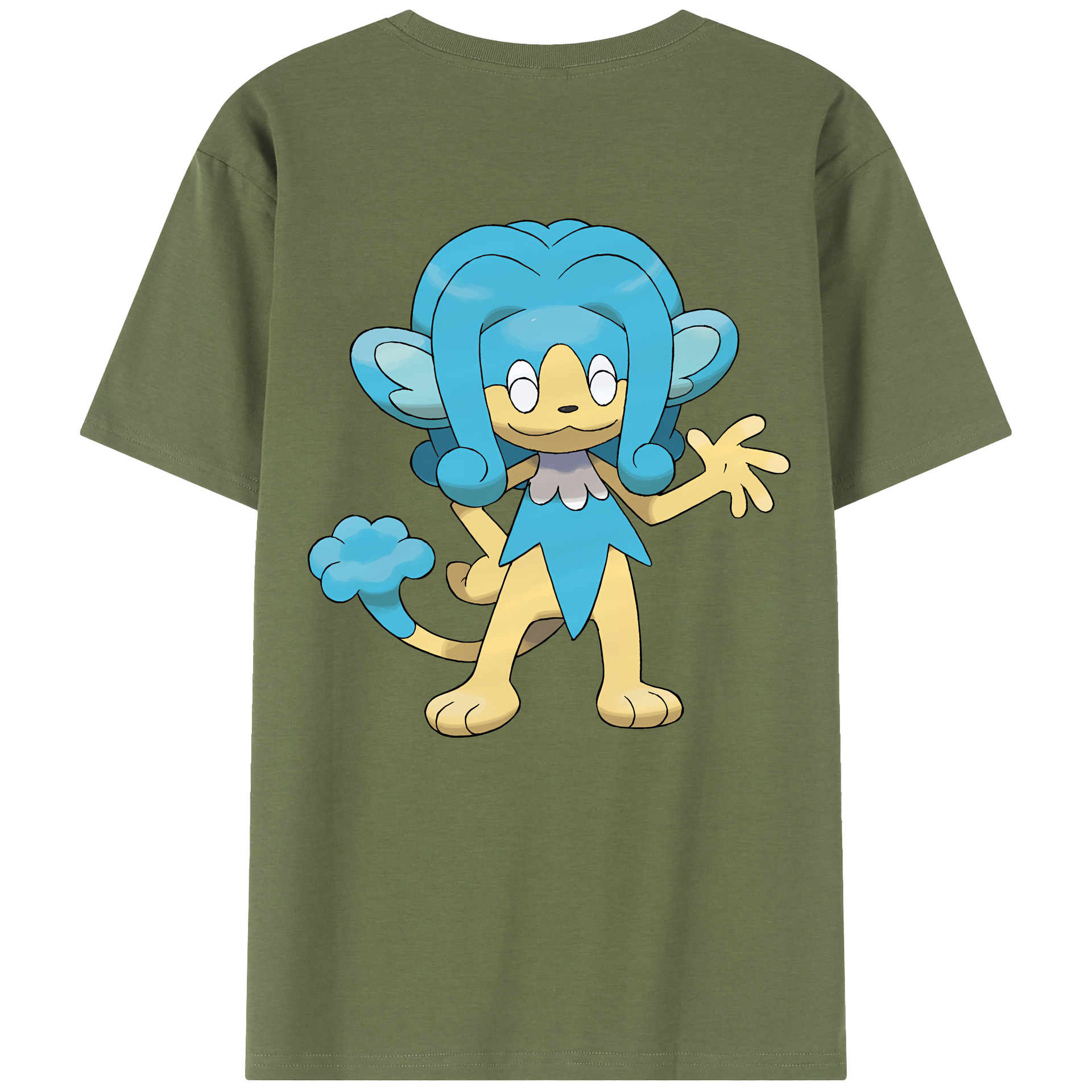 （画像用） ポケットモンスター Pokémon 綿100％半袖Tシャツ（背面プリント）